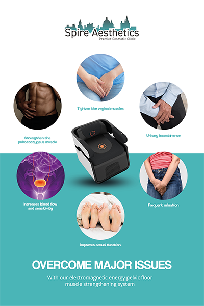 Image of EMS chair to treat Urine leakage Berkshire from Spire Aesthetics