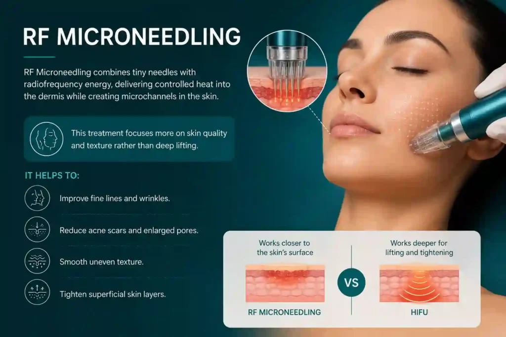 What Does RF Microneedling Do That HIFU Alone Cannot Berkshire