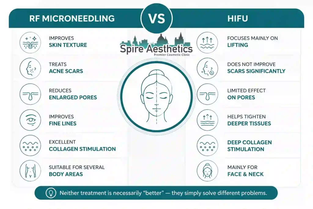 RF Microneedling vs HIFU: Which Treatment Gives Better Results Berkshire?
