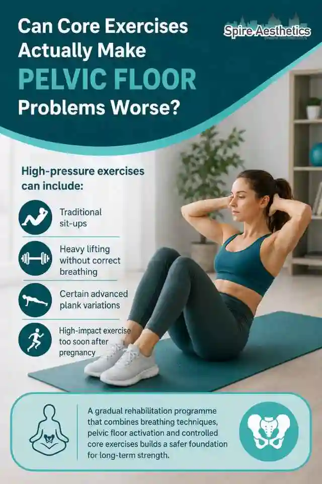 Can Strengthening Your Core Alone Actually Make Pelvic Floor Problems Worse Berkshire?
